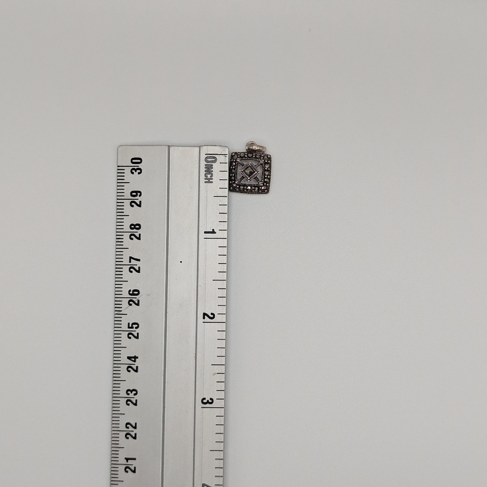 Vintage early 20th century silver pendant - Picture 6 of 7